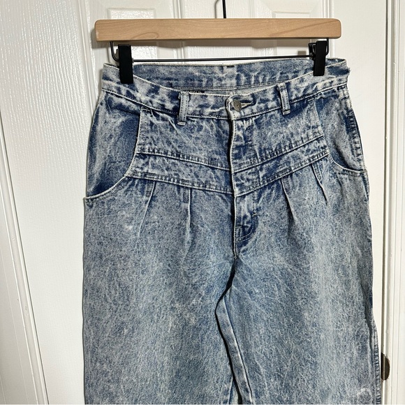 Vintage Manisha Acid Wash Jeans Waist 28.5 - Picture 2 of 12